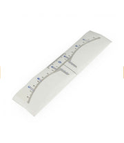 Disposable sticky ruler