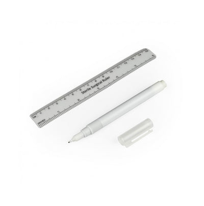 Sterile surgical marker+ruler
