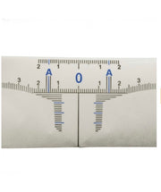 Disposable sticky ruler