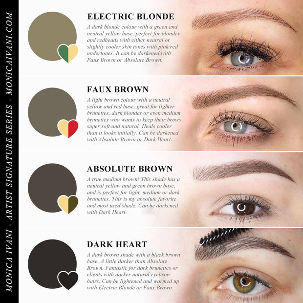 Monica Ivani® - Signature Series Eyebrow Pigments